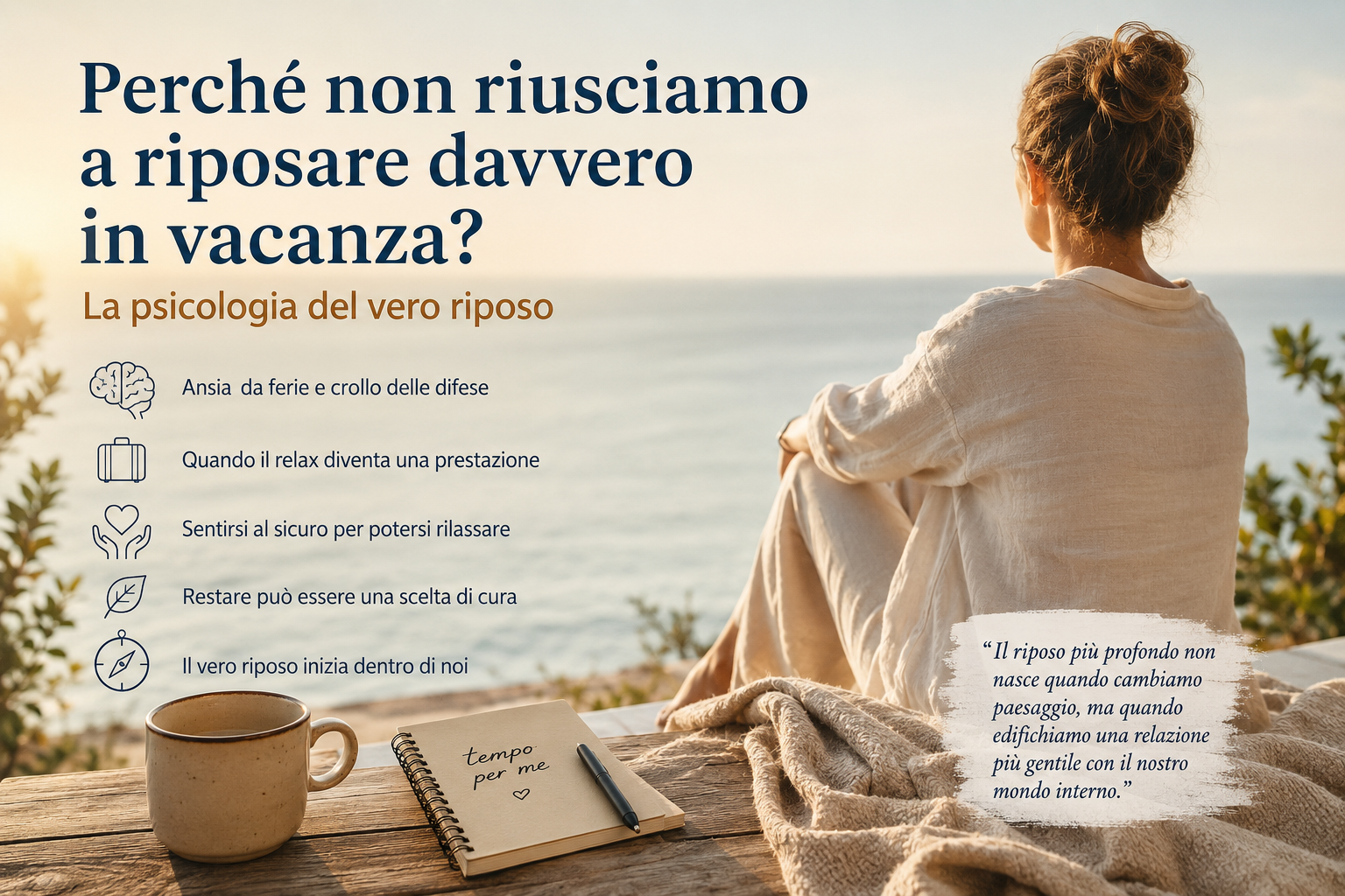 vacanze e riposo psicologico